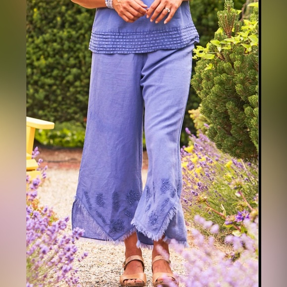 April Cornell Nantucket Pants - Periwinkle, Size Medium - Picture 1 of 7